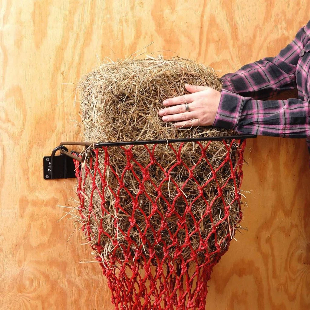 Tough-1 Original Hay Hoops Collapsible Wall Hay Feeder With Net