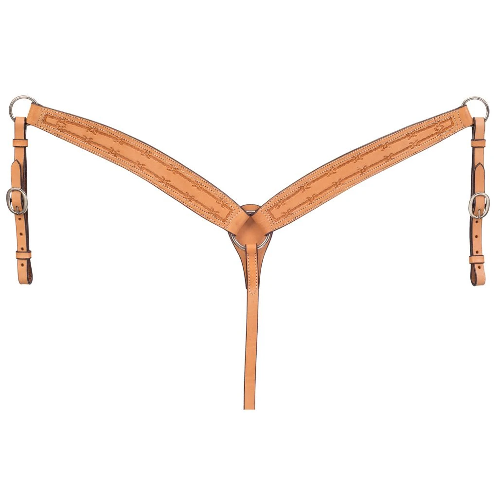 Tough-1 Premium Leather Tapered Breastcollar, 41-1415-2-0 - Image 3