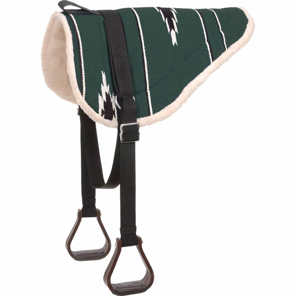 Tough-1 Adult Navajo Horse Bareback Pad, Polymer Stirrups, 31-998-310-0 - Image 7