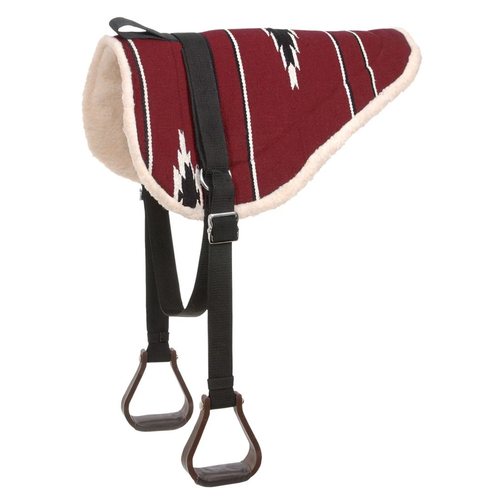 Tough-1 Adult Navajo Horse Bareback Pad, Polymer Stirrups, 31-998-310-0 - Image 2