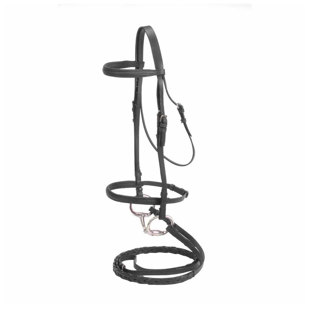Tough-1 Padded Snaffle Bridle, Leather, 20-9633-7-0