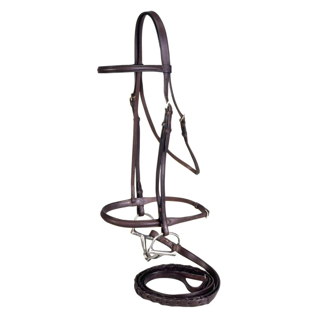 Tough-1 EquiRoyal Raised Snaffle Bridle, 21-9555-7-0