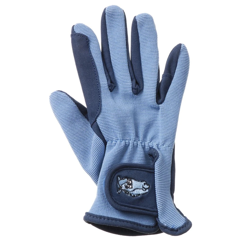 Tough-1 Embroidered Kid's Gloves, Synthetic Leather, Spandex Back, 24-69-144-101 - Image 4