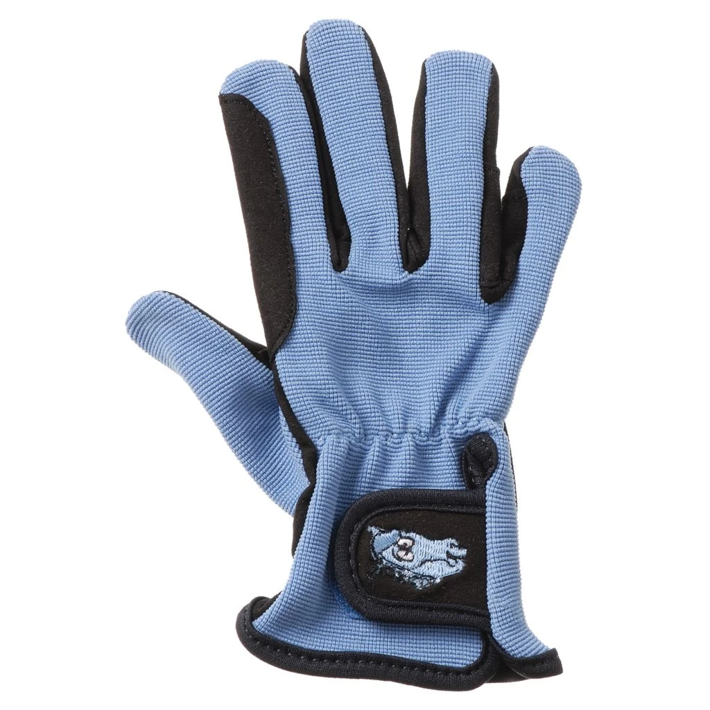 Tough-1 Embroidered Kid's Gloves, Synthetic Leather, Spandex Back, 24-69-144-101 - Image 2