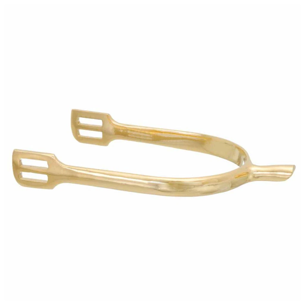 Tough-1 Gold-Plated Prince of Wales Spurs