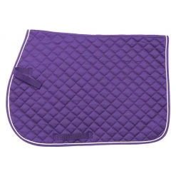 Tough-1 EquiRoyal Square Quilted Cotton Comfort English Horse Saddle Pad, 24 in. Spine, 20 in. Drop, 30-985-9-0