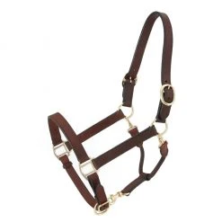 Tough-1 Stable/Grooming Halter, Horse, Brown, 44-900-7-0