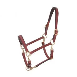 Tough-1 4-Way Stable/Grooming Halter, Horse, Brown, 44-9021-7-0