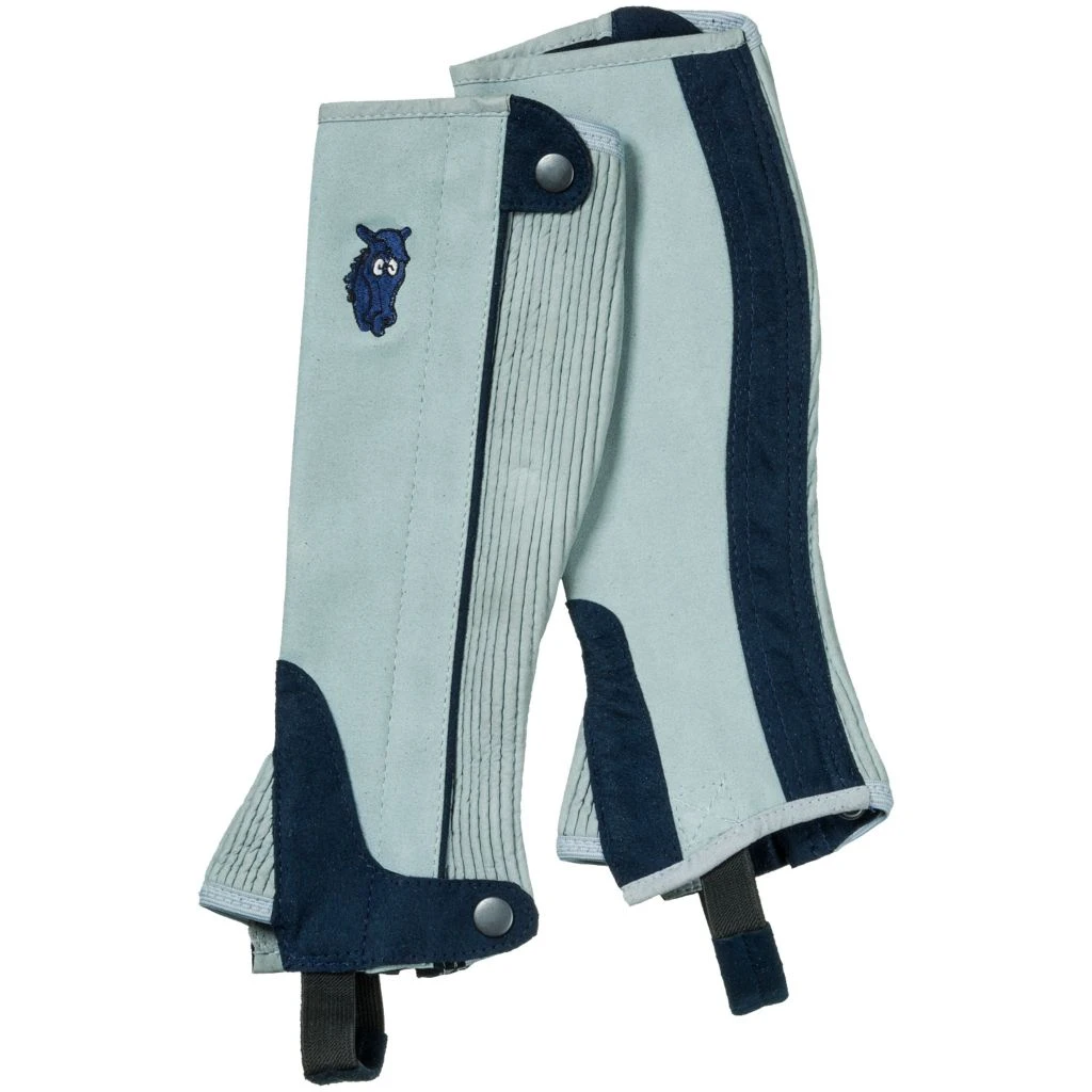 Tough-1 Childs Synthetic Luxury Suede Half Chaps with Embroidered Horse Head, 63-69-144-102 - Image 3
