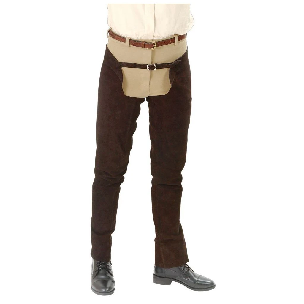 Tough-1 Suede Leather Schooling Chaps - Image 2