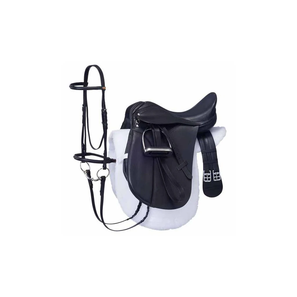 Tough-1 Dressage Saddle Package, English, 9ES1306-0-18 Tough-1 Dressage Saddle Package, English, 9ES1306-0-18 -US Tough-1Sales 2024 1175146