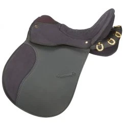 Tough-1 Eclipse Pro Am Trail Saddle without Horn 6-Piece Package, Endurance, Black, 15 Pounds, 9ES7620-2-18