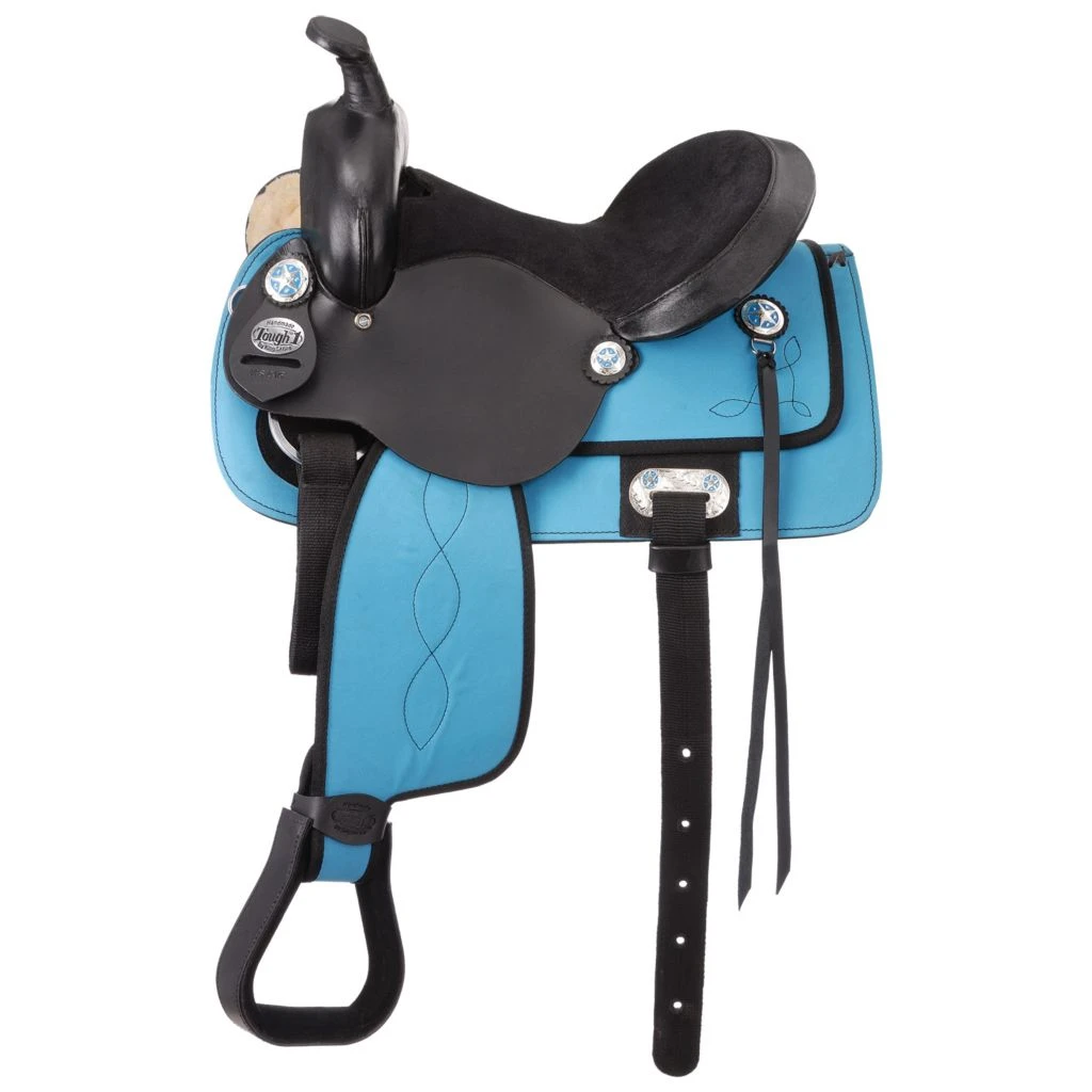 Tough-1 King Series Krypton Western Trail Saddle, 20 Inch, KS416-10-16 - Image 3