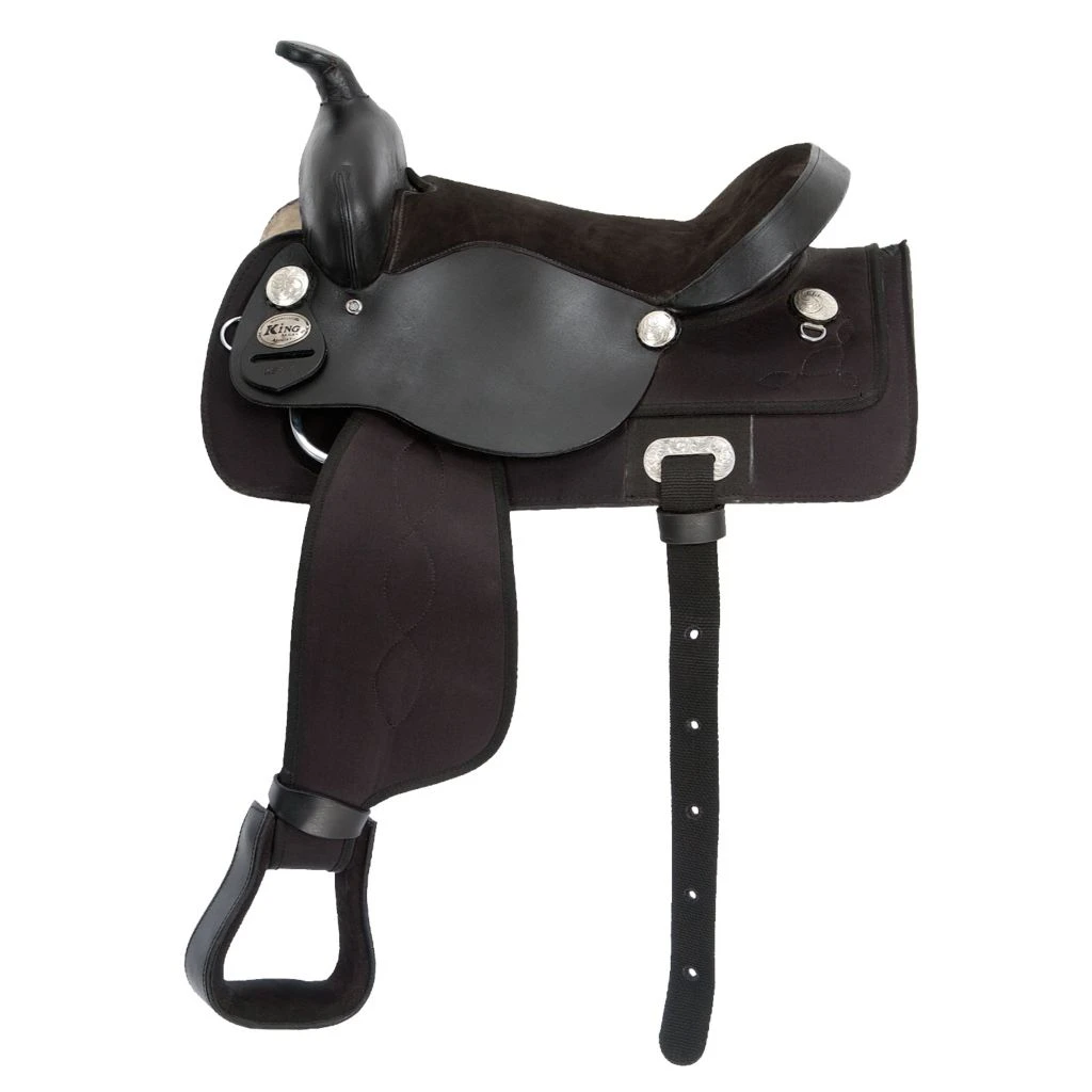 Tough-1 King Series Krypton Western Trail Saddle, 20 Inch, KS416-10-16 - Image 2